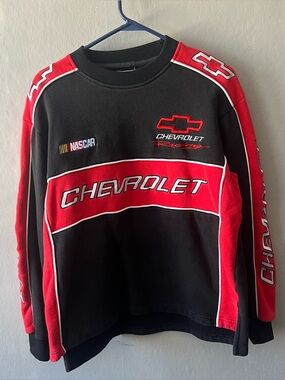 Racing Champions Vintage Chevrolet Racing NASCAR Black and Red sweatshirt Size M